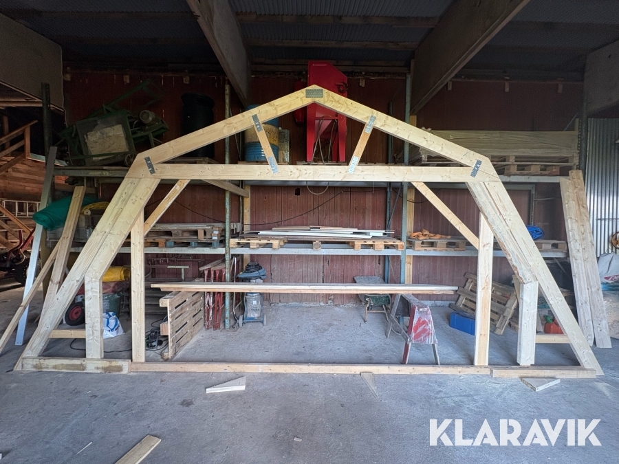 Takstolar brutet sadeltak eller mansardtak