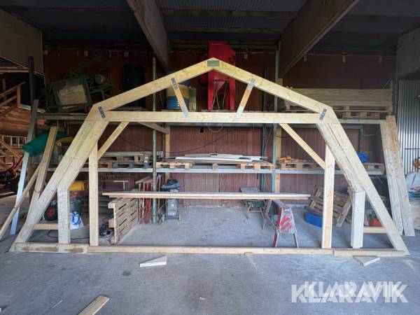 Takstolar brutet sadeltak eller mansardtak