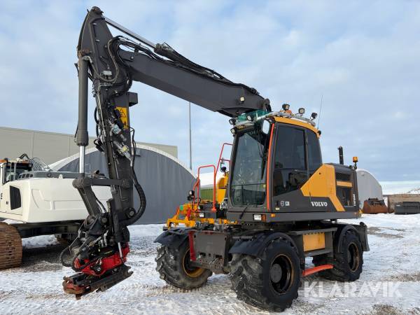 Hjulgrävare Volvo EW160E 3-D