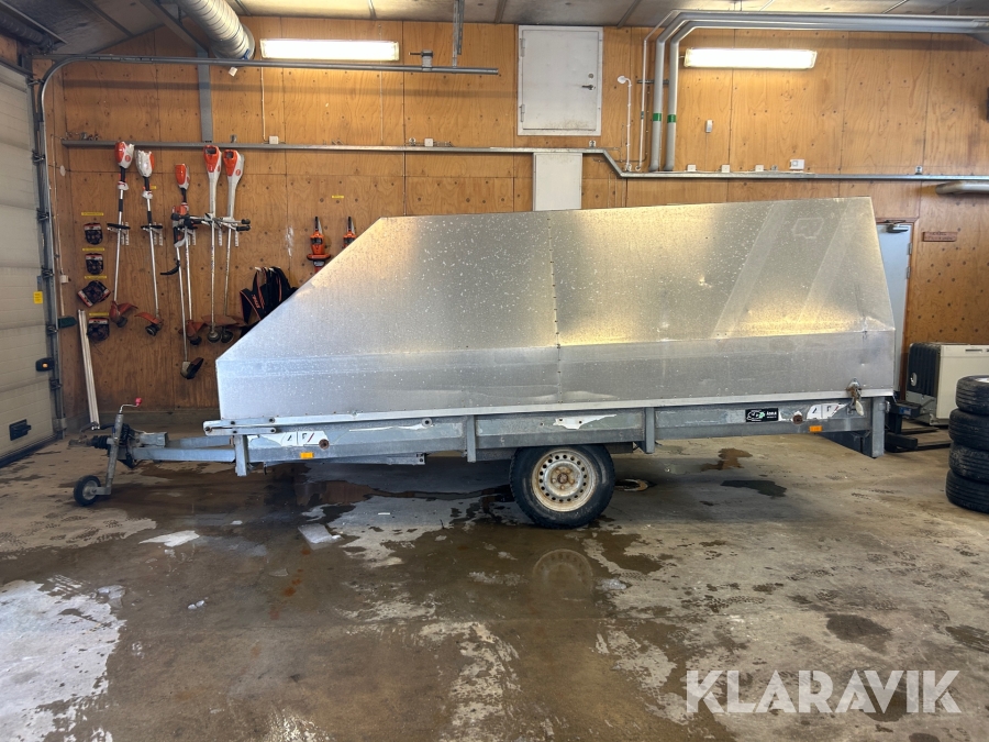 Personbilssläp Tiab 4P 3813 BIG TWIN