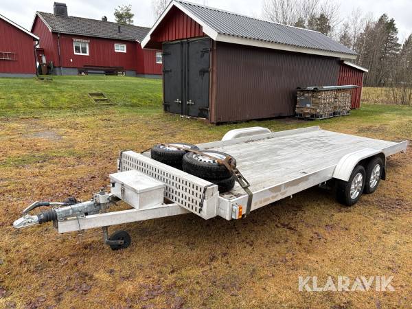 Personbilssläp Heco 1700 BSX i aluminium