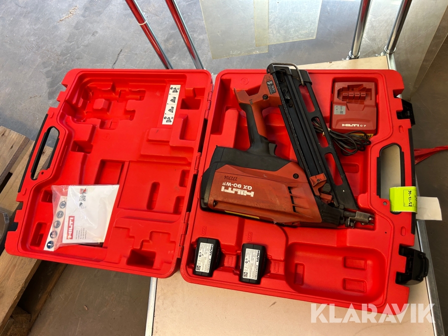 Spikpistol Hilti GX 90 gas, rakbandad, 34