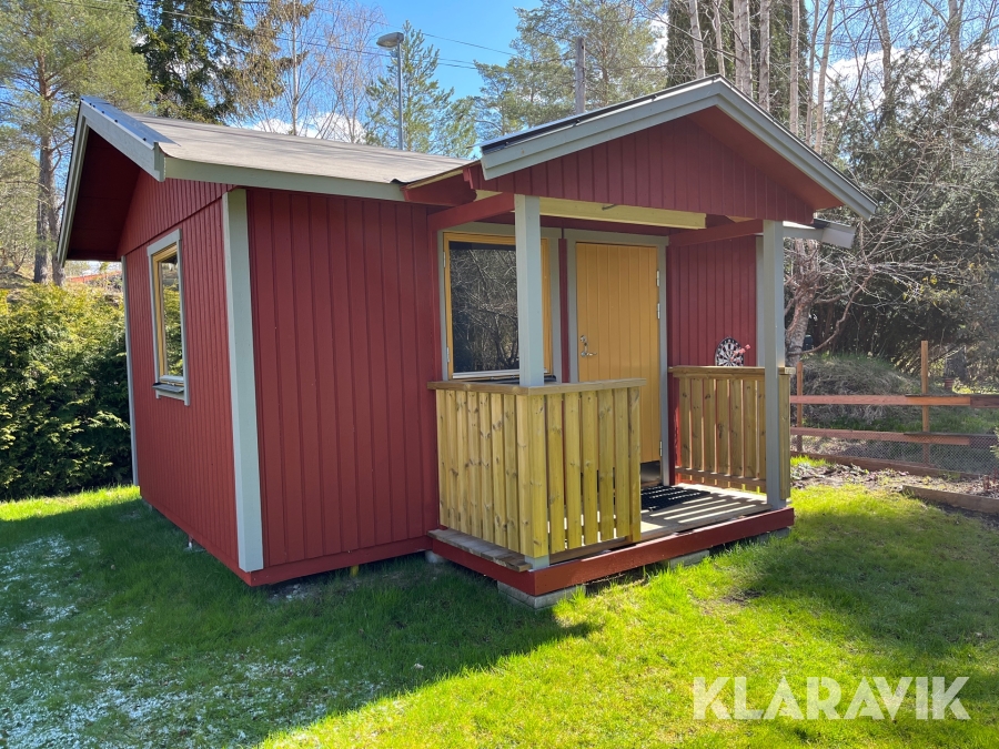 Attefallshus med farstukvist JABO Flex 15