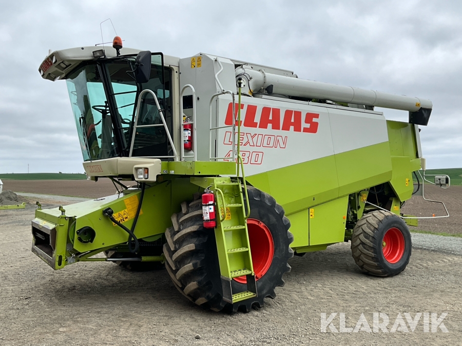 Tröska Claas Lexion 480, Ystad, Klaravik auktioner