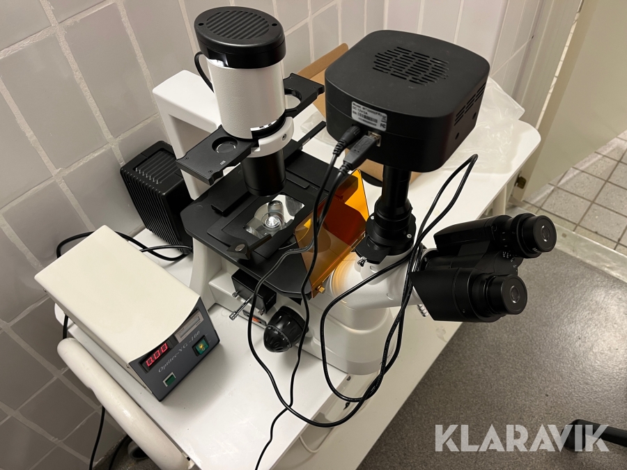 Digitala mikroskop AmScope IN300TC-FL samt två övriga