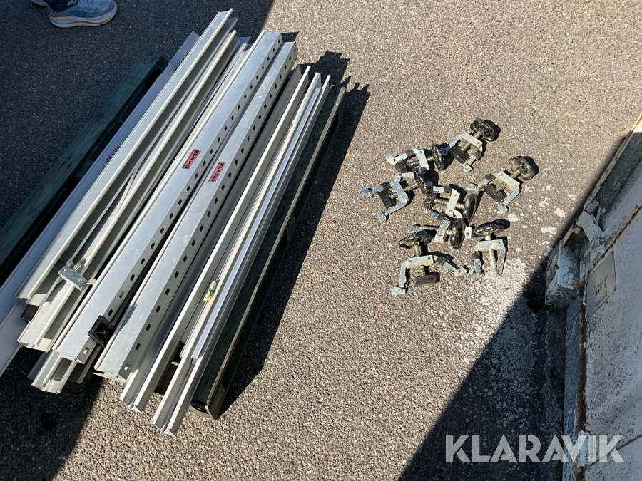 Sidobalk för limpress Plano 125cm 7st par