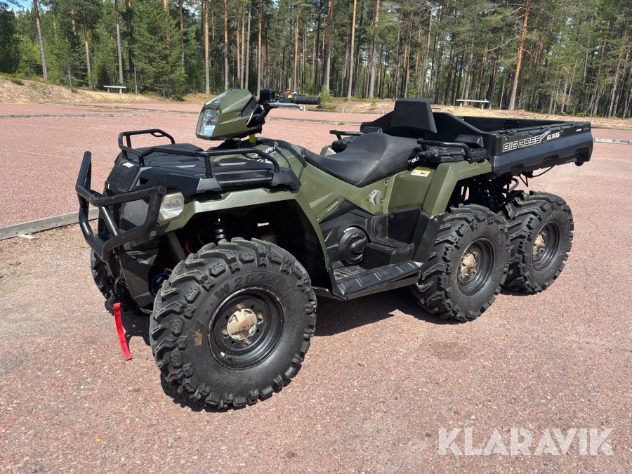 6-hjuling Polaris Sportsman 570 EFI 6x6 med bandsats och hjul