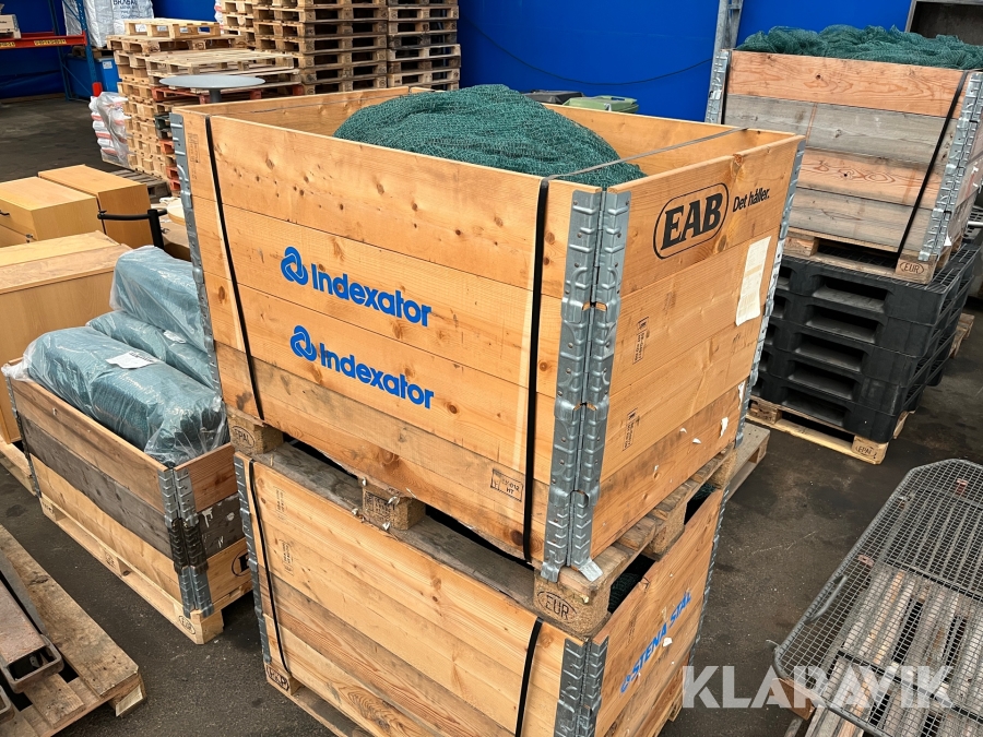 Skyddsnät för rundbalar Poly-Produkter 8x25 m 3 pallar med pallkragar