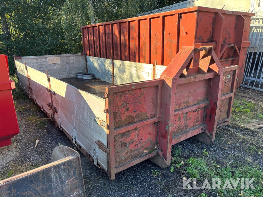 Lastväxlarflak med aluminiumlämmar