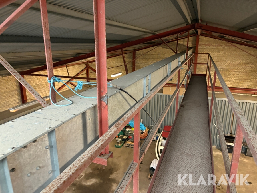 Redler / Skraptransportör för spannmål Nord SK.6282AZ-160 L/4 15kW Ca 70m ca 20x30cm