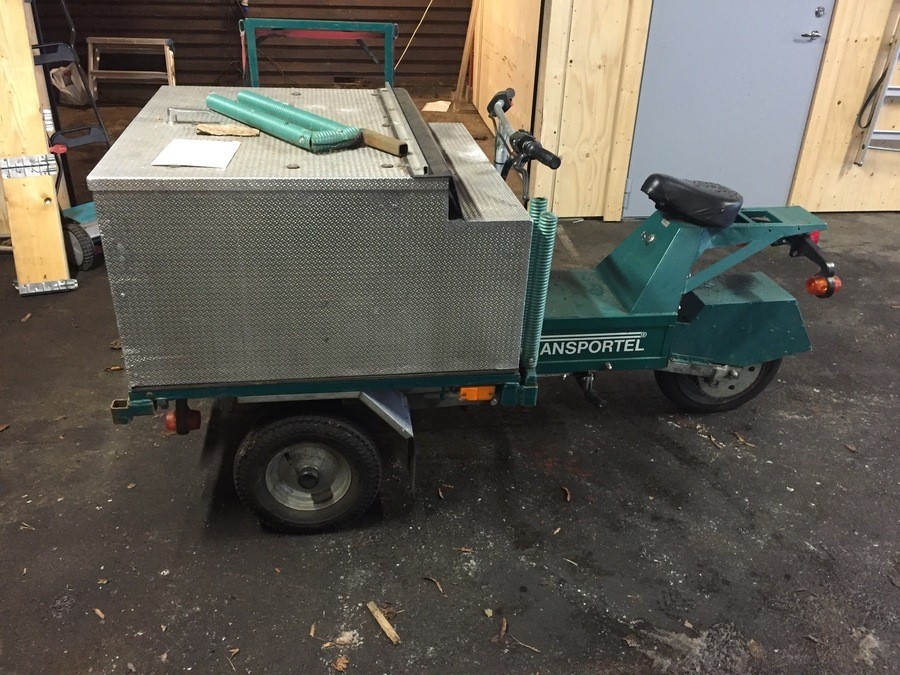 Flakmoped Moped Elmoped Transportmoped