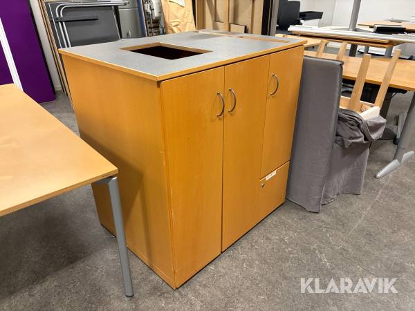 Skåp för återvinning