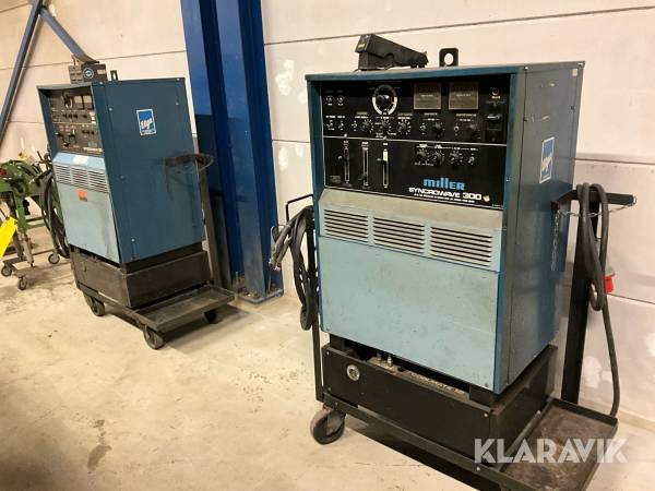 TIG aluminium svets vattenkyld Miller Syncrowave 300 AC/DC 2st 