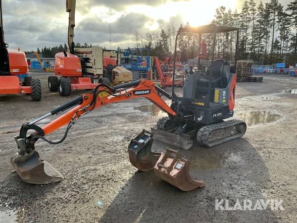 Grävmaskin Doosan Crawler Excavator DX17Z