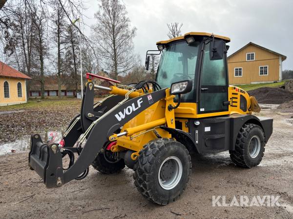 Hjullastare Wolf WL 160 med 5 st redskap