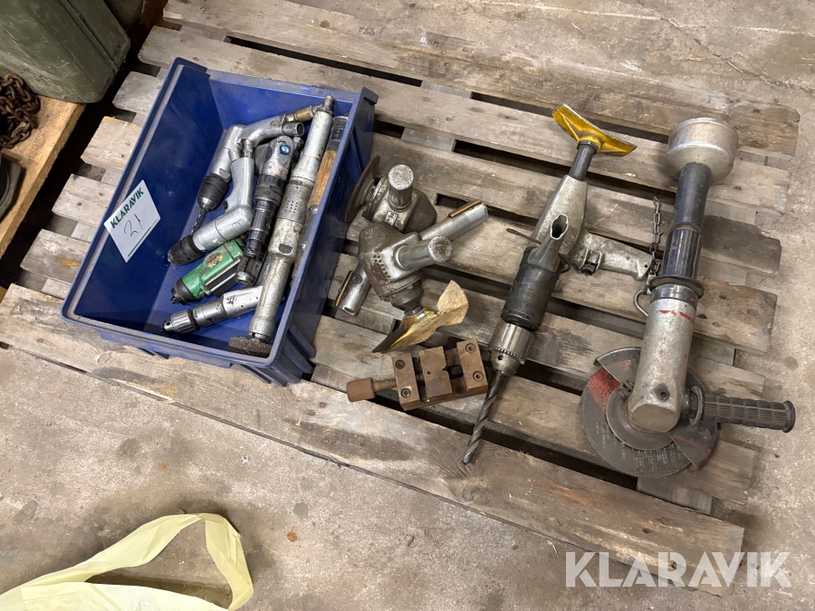 Blandade luftdrivna verktyg 1st pall