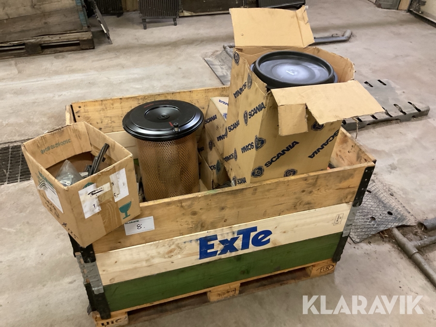 Diverse fordonsdelar Scania luftfilter