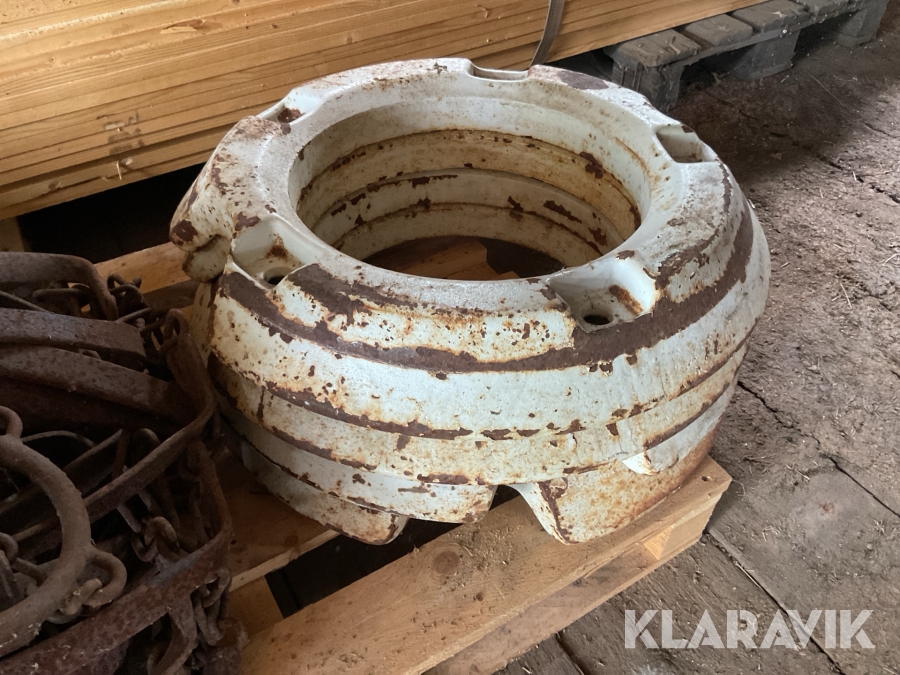 Hjulvikter Valtra 6000-serien 4st