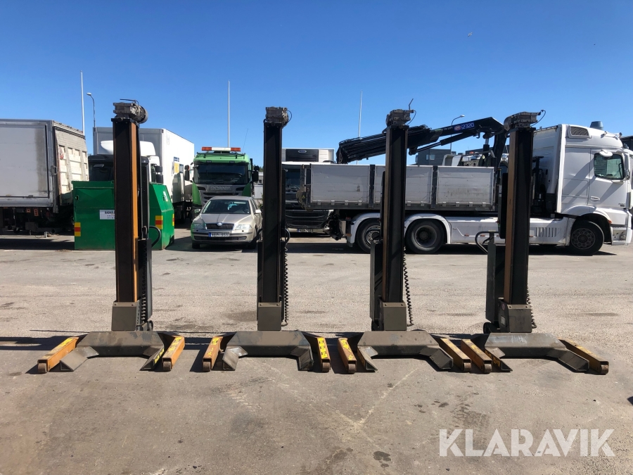 Mobila Enpelarlyftar 4 st Hetra RGA