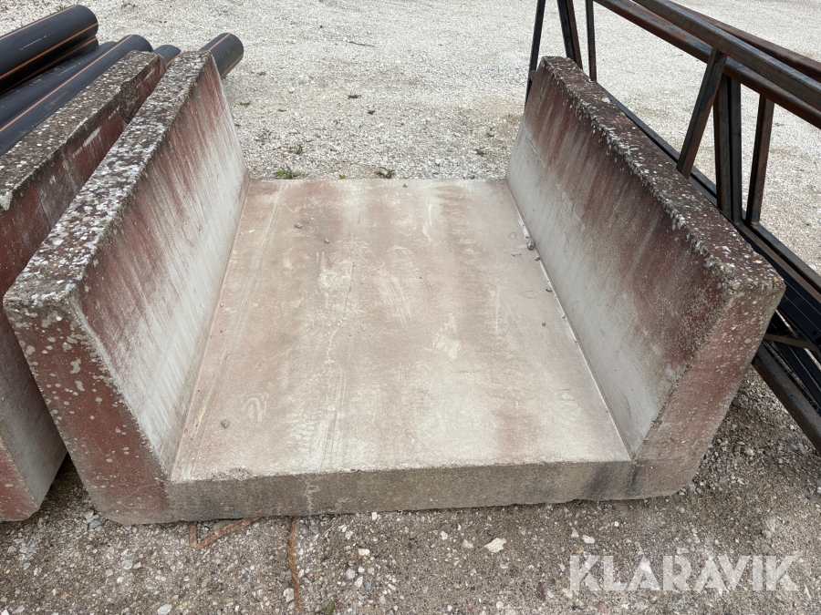Betongfundament 1,5x1,4m 2st