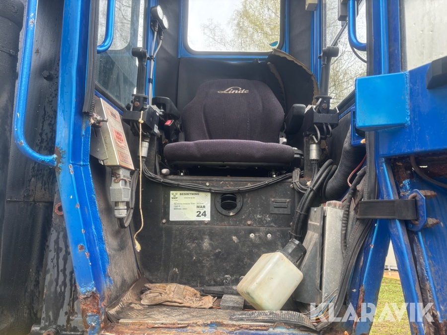 Timmerbil Scania 164G med kran