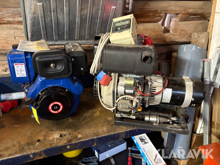 Dieselgenerator Yanmar L100AE med ny motor