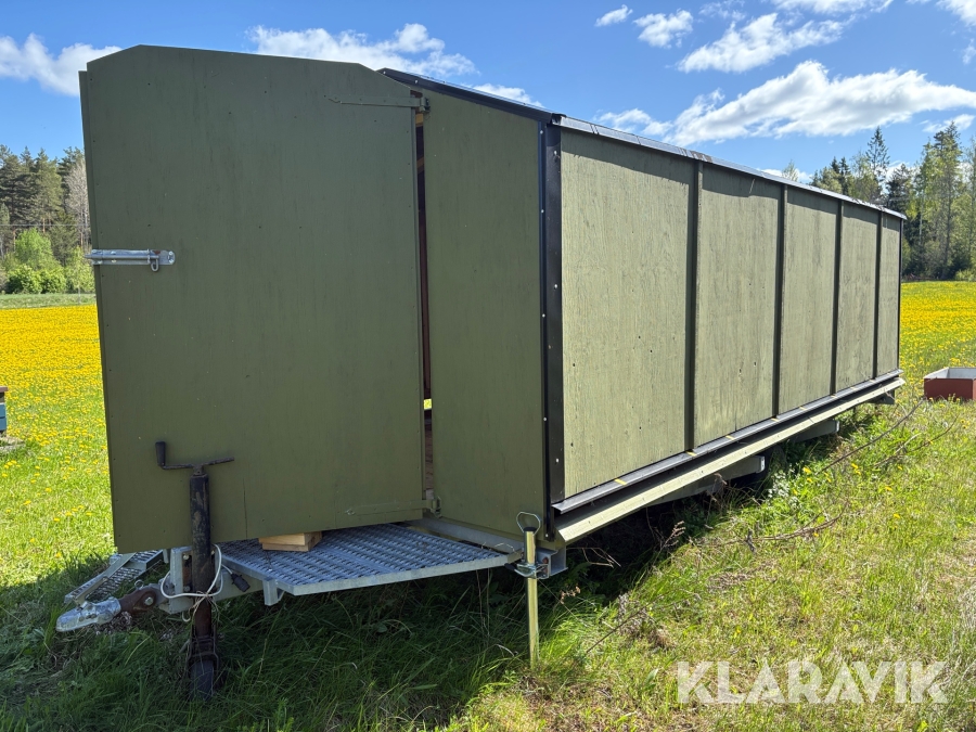 Flyttbar Bipaviljong på kärra