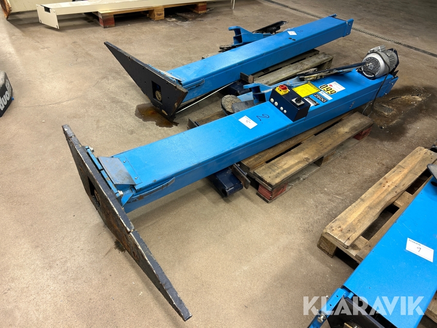Billyft 2-pelare Hofmann BT 2500, Trollhättan, Klaravik aukt