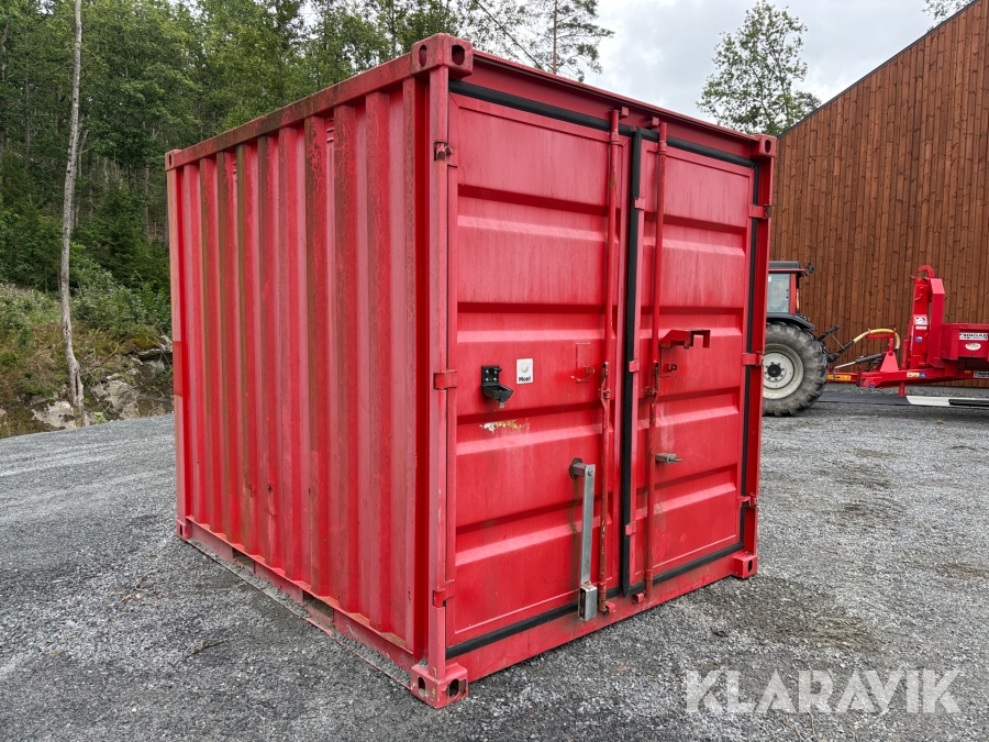 10-fots Container med el och hyllor