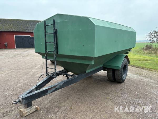 Plåtvagn självtömmande