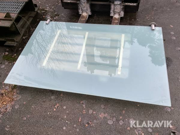 Frostat / härdat glasstaket