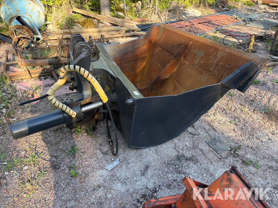 Planerskopa med slänthydralik