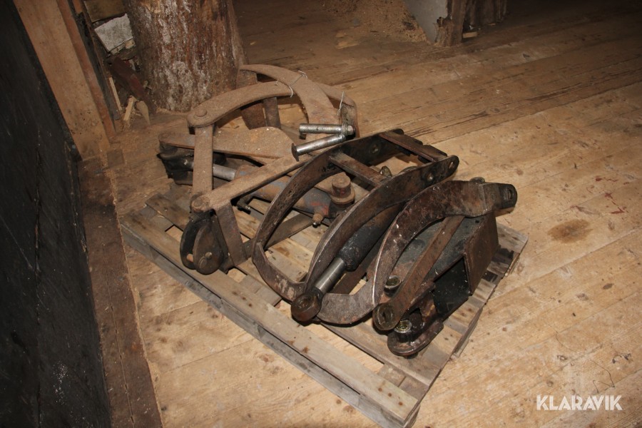 Skogsgripar 2st för griplastarkärra