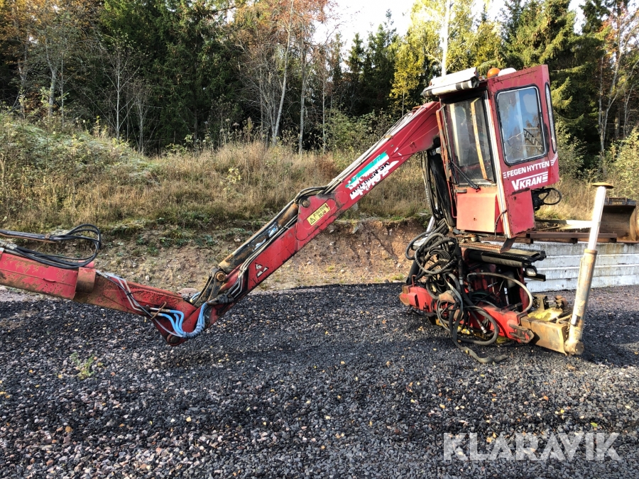 Timmerkran Vkran 10.92 med grip