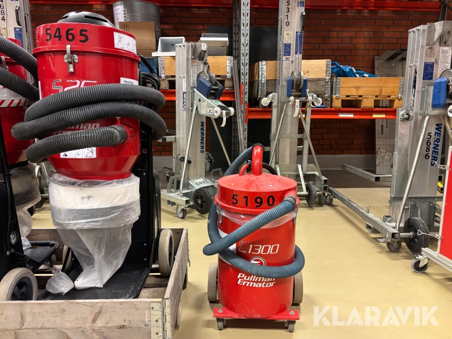 Dammsugare Pullman Ermator S26 med föravskiljare