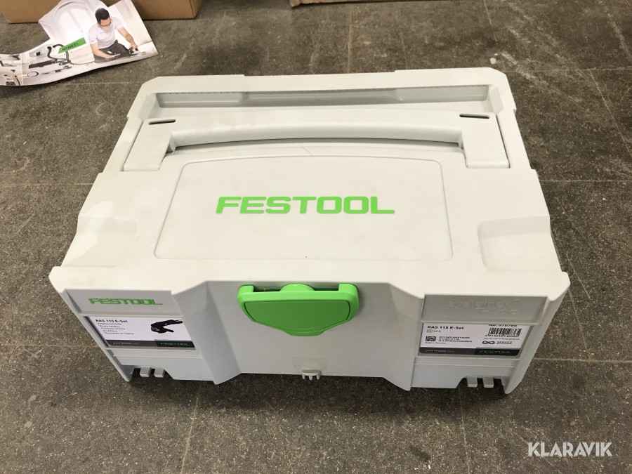 Slipmaskin Festool RAS 115-E Set oanvänd 
