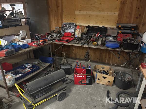 Diverse verktyg och tillbehör