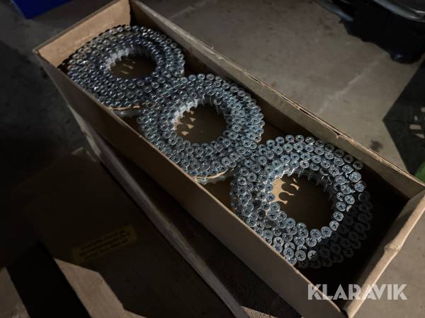 Bandade gipsskruv Gunfred 8st lådor