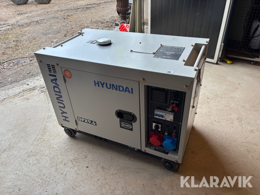 Elverk Hyundai DPX 9,6 diesel