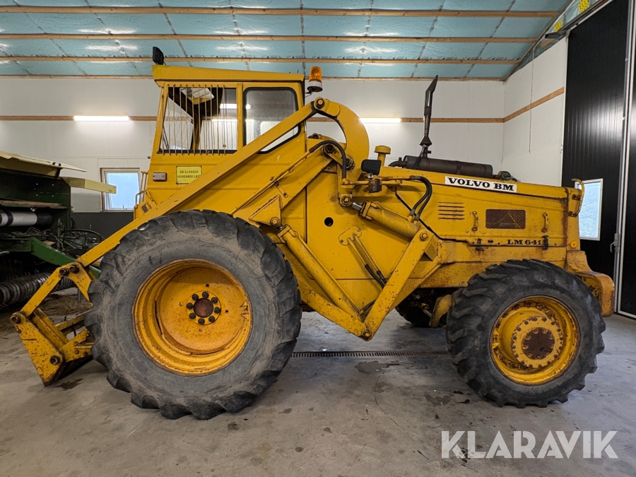 Hjullastare Volvo BM LM641 med redskap