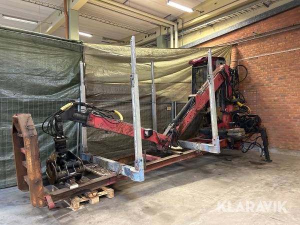 Timmerrede lastväxlare med kran Jonsered 1020