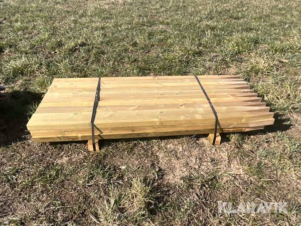 Fyrkantsstolpar 30 st 70x45x1700 mm