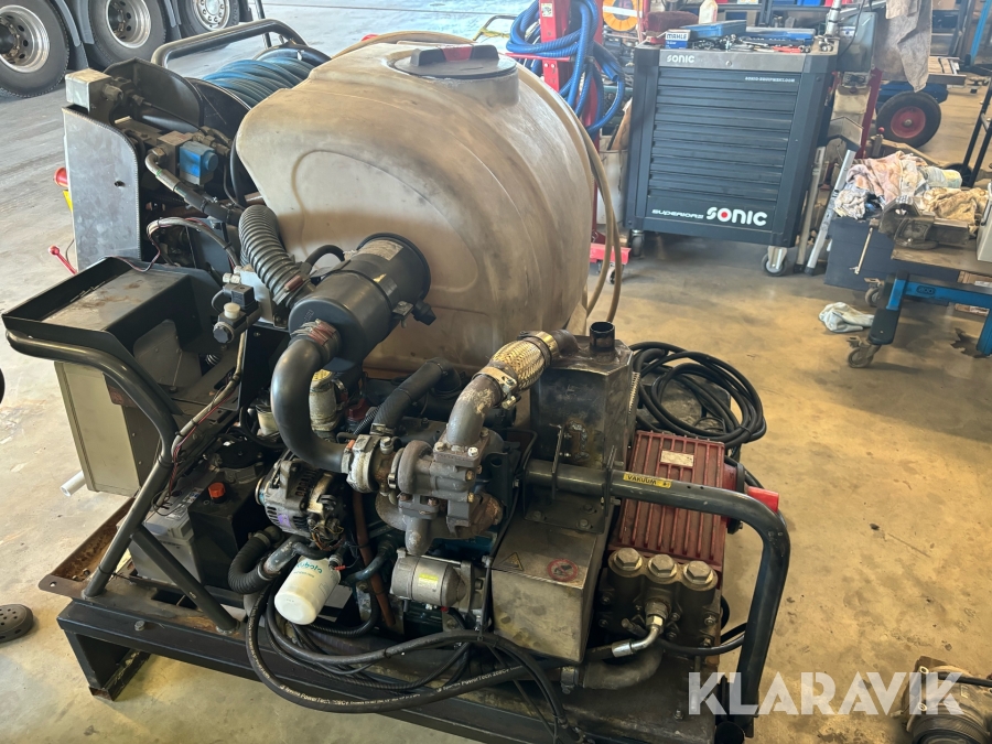 Spolaggregat ROM BV Compact PRO med TEHA BR750 värmeaggregat