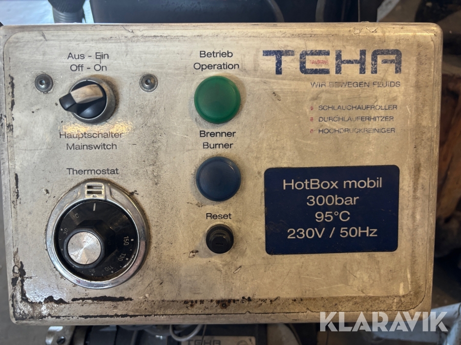 Spolaggregat ROM BV Compact PRO med TEHA BR750 värmeaggregat