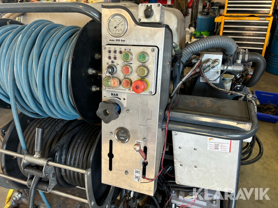 Spolaggregat ROM BV Compact PRO med TEHA BR750 värmeaggregat