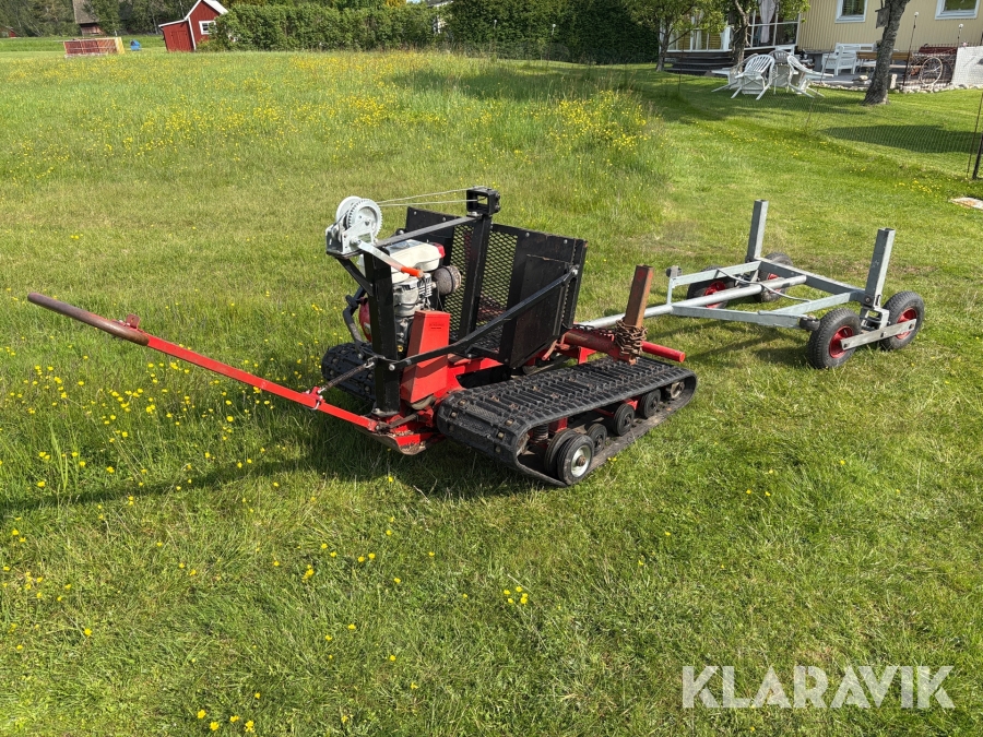 Järnhäst med skogskärra Lennartsfors