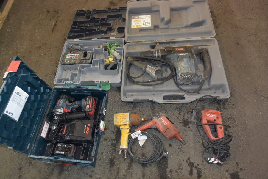 Handmaskiner enligt beskrivning 6 styck