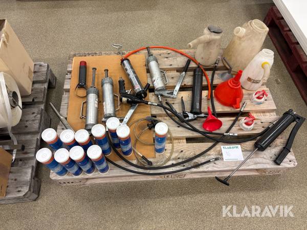 Smörjverktyg och tillbehör