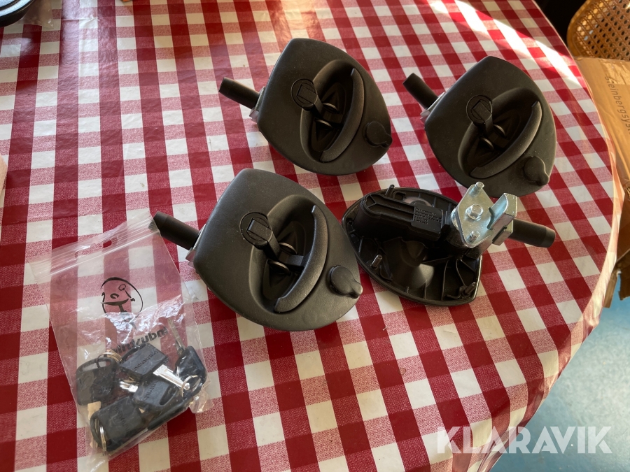 Stånglås Industrilås 4 st