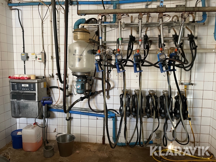 Mjölkanläggning DeLaval inklusive diskmaskin